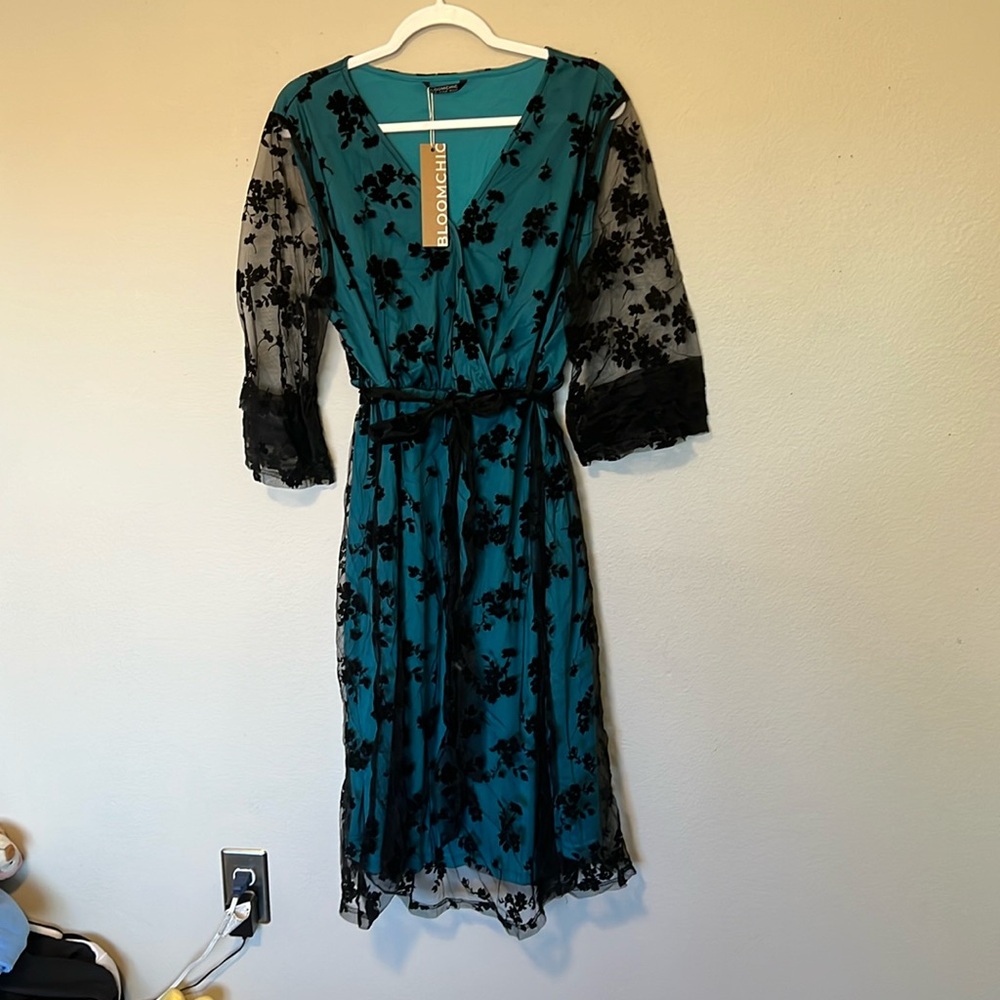 Black lace dress from BloomChic. New with tags